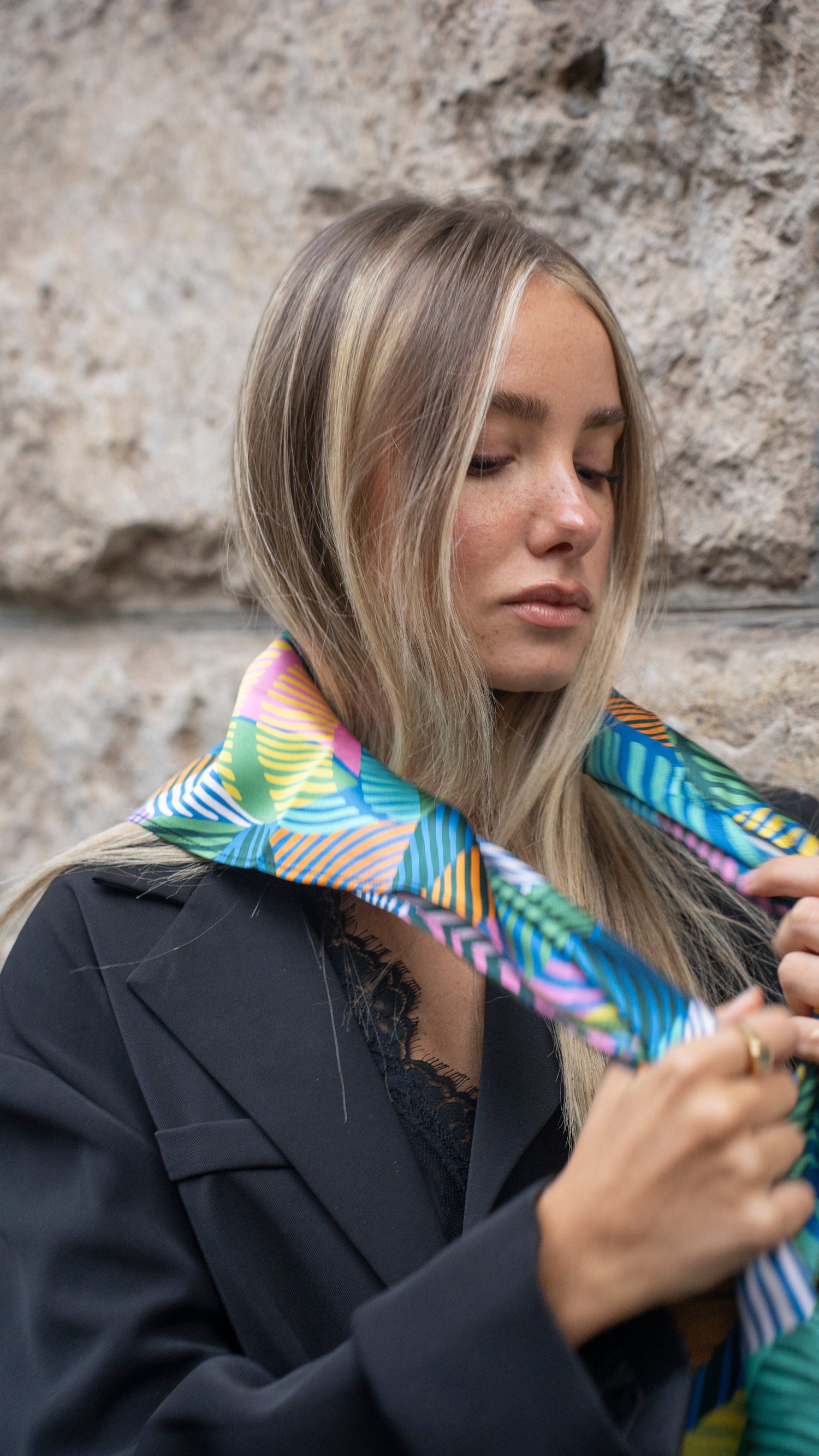 Foulard in seta Liberty